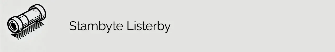 Stambyte Listerby